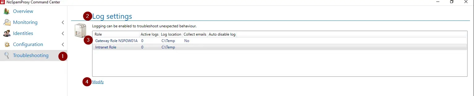 Logfiles von NoSpamProxy auswerten